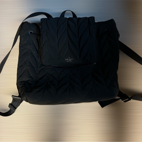 kate spade Other - Kate Spade Black Quilted Backpack